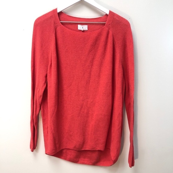LOU & GREY‎ cotton coral pullover sweater - Picture 3 of 6